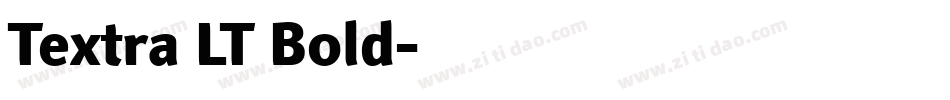 Textra LT Bold字体转换